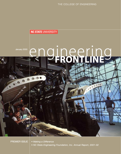 Engineering Frontline first issue cover