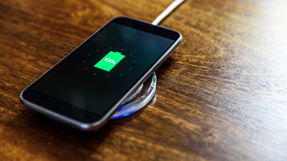 phone in charger