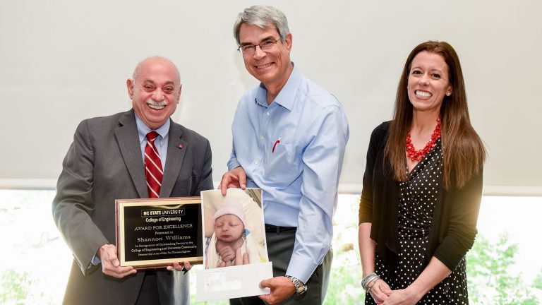 Dean Louis Martin-Vega, Dr. Daniel Stancil, Meghan Metcalfe