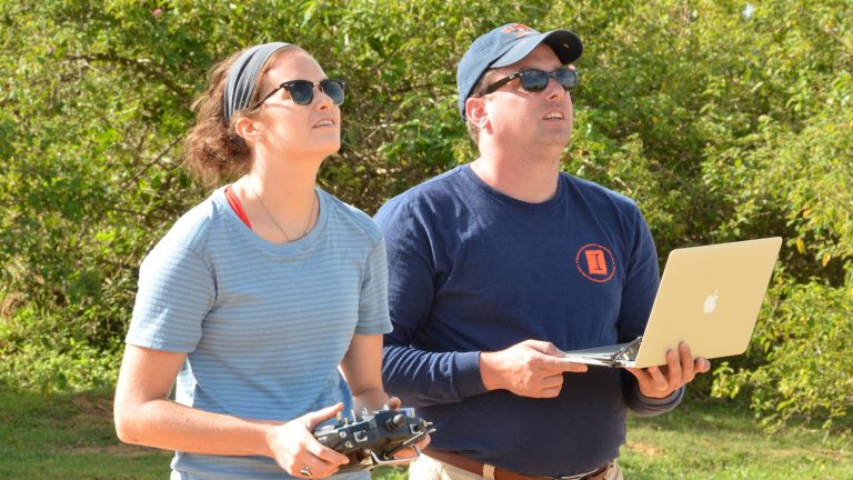Sierra Young’s research interests focus around the use of robotics and automation for sensing and sense-making in agricultural, natural, and urban systems, and human-robot interaction for unmanned systems. (Photo courtesy Sierra Young)