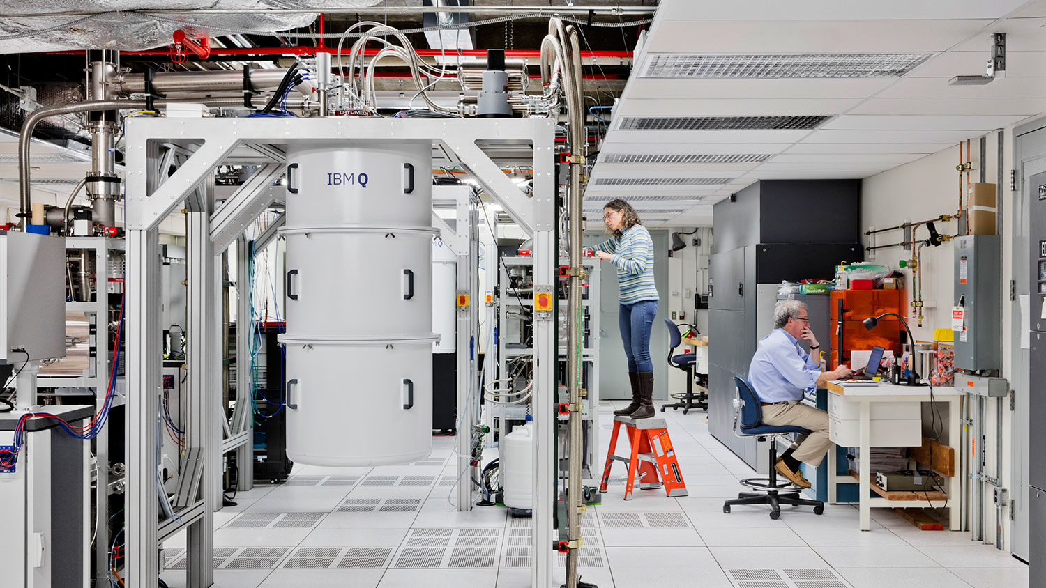 Inside the IBM Q Network. (Photo: Connie Zhou)