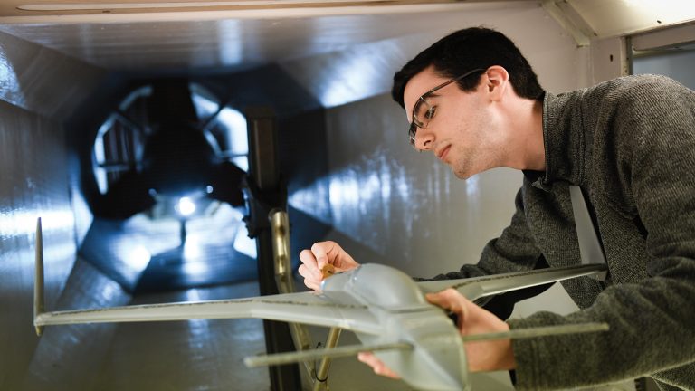 Wind tunnel test