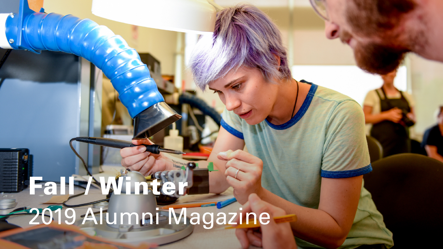 Cover of Fall/Winter 2019 Alumni magazine