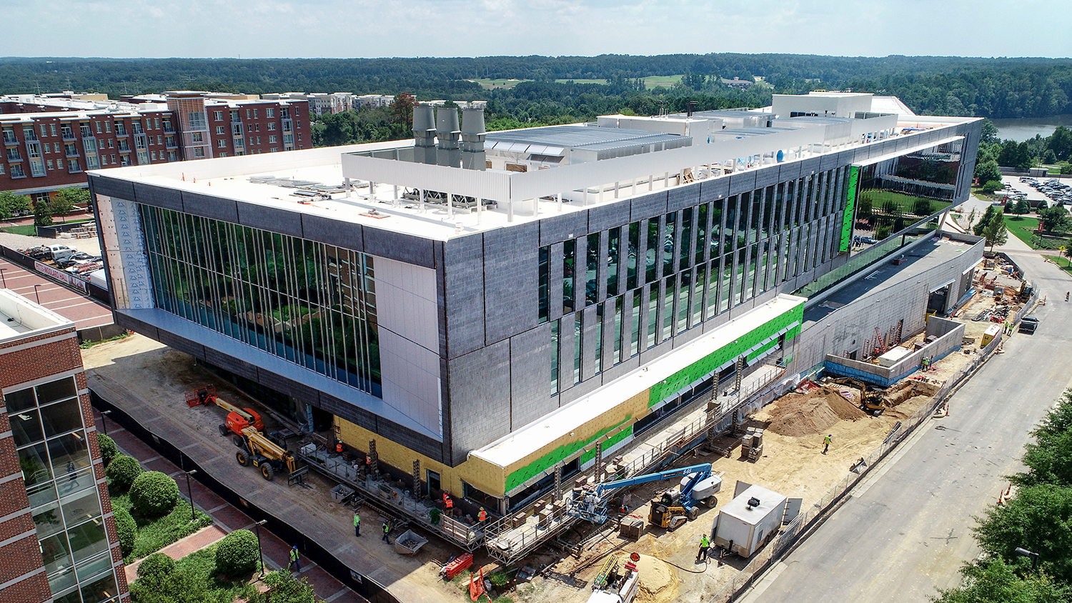 Fitts-Woolard Hall Aerial Shot (www.skysiteimages.com, 8/2019)