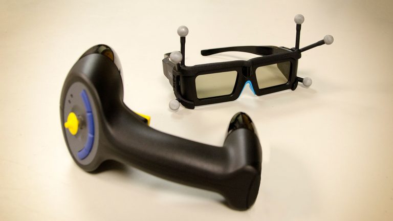glasses and controller