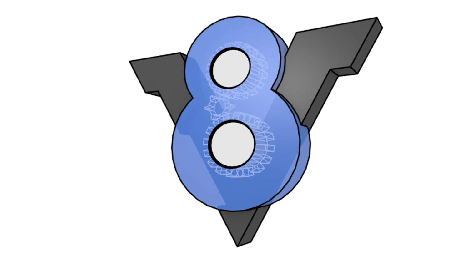 visible v8 logo