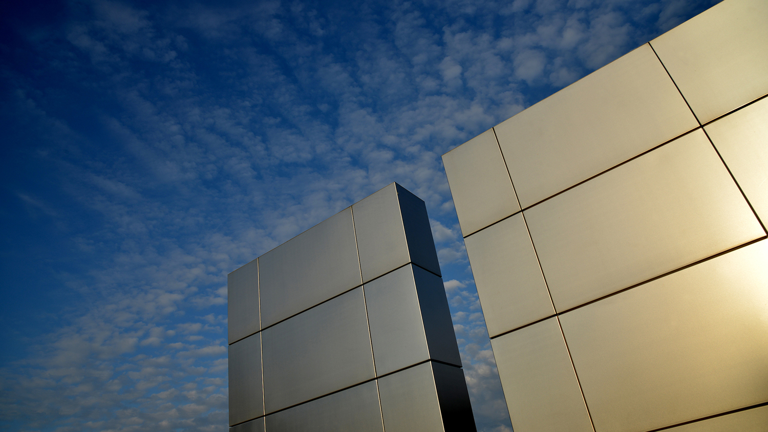 campus gateway at sunrise