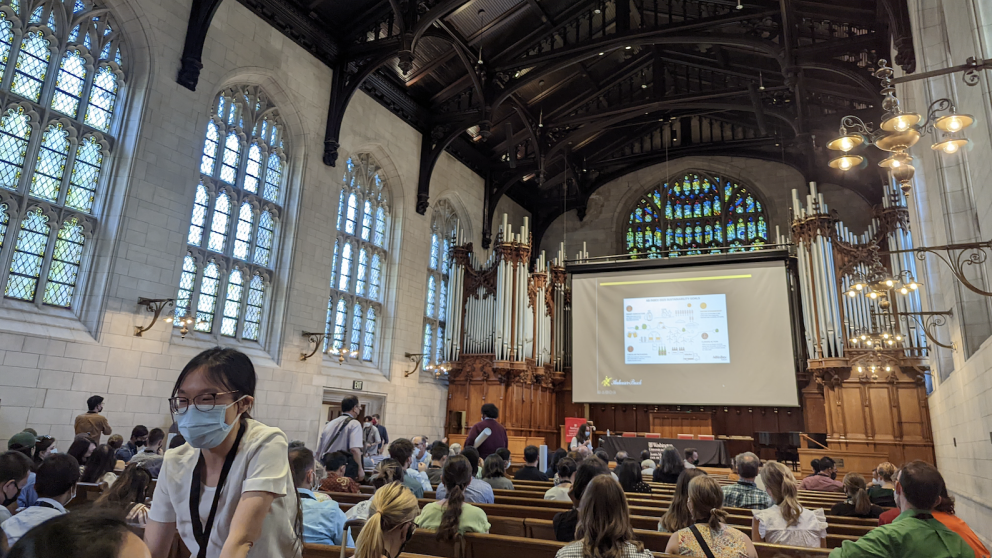 Photo from inside of Washington University in St. Louis.