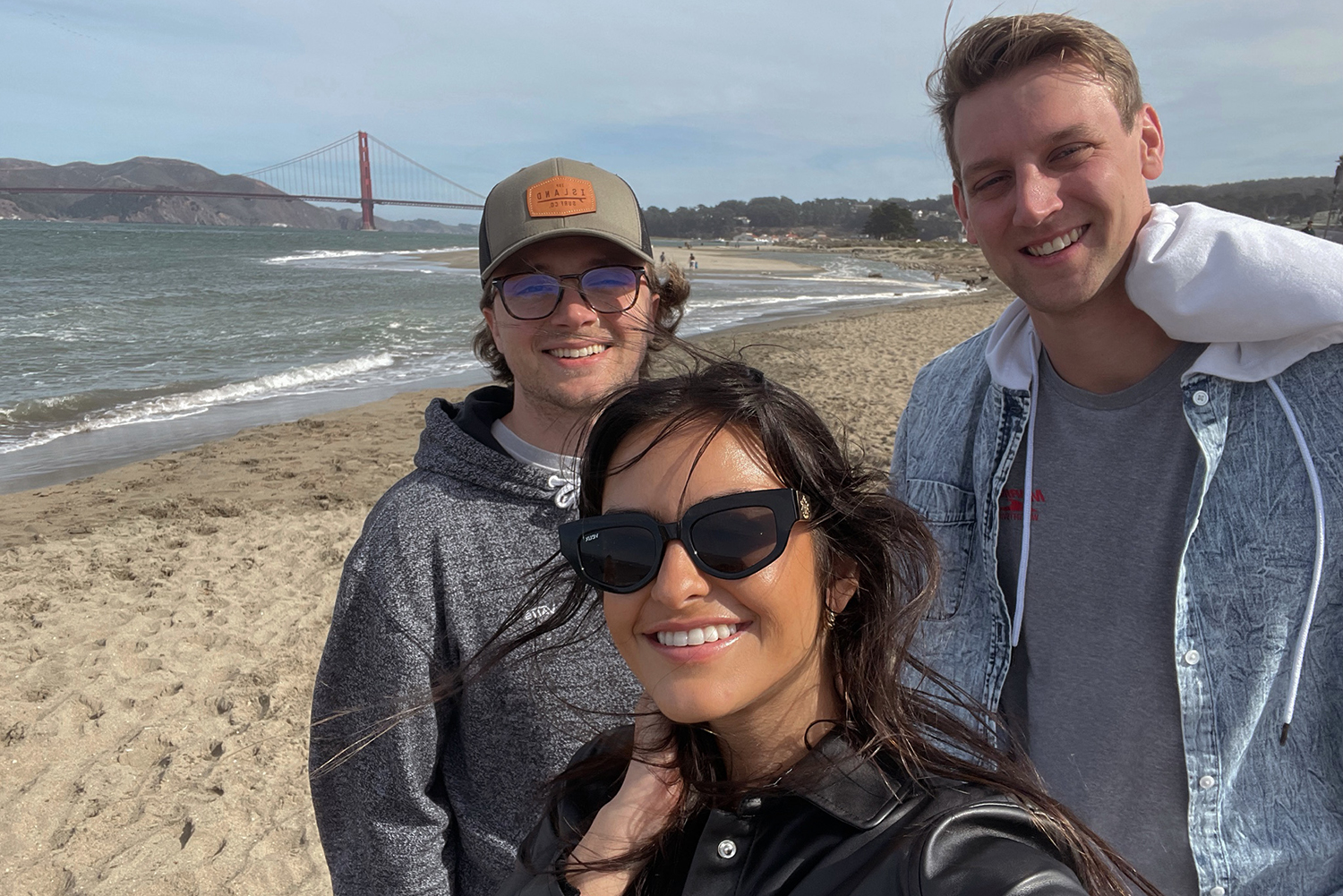 Connor Boyce, Natalie Barbu and Nick Kane, co-founders of Rella, in San Francisco.
