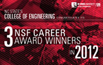 2012 3 NSF Career Awards Postcard